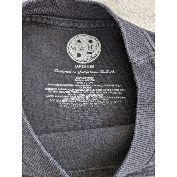 Maui And Sons Surf Mens Long Sleeve Shirt Size Medium - Picture 3 of 8